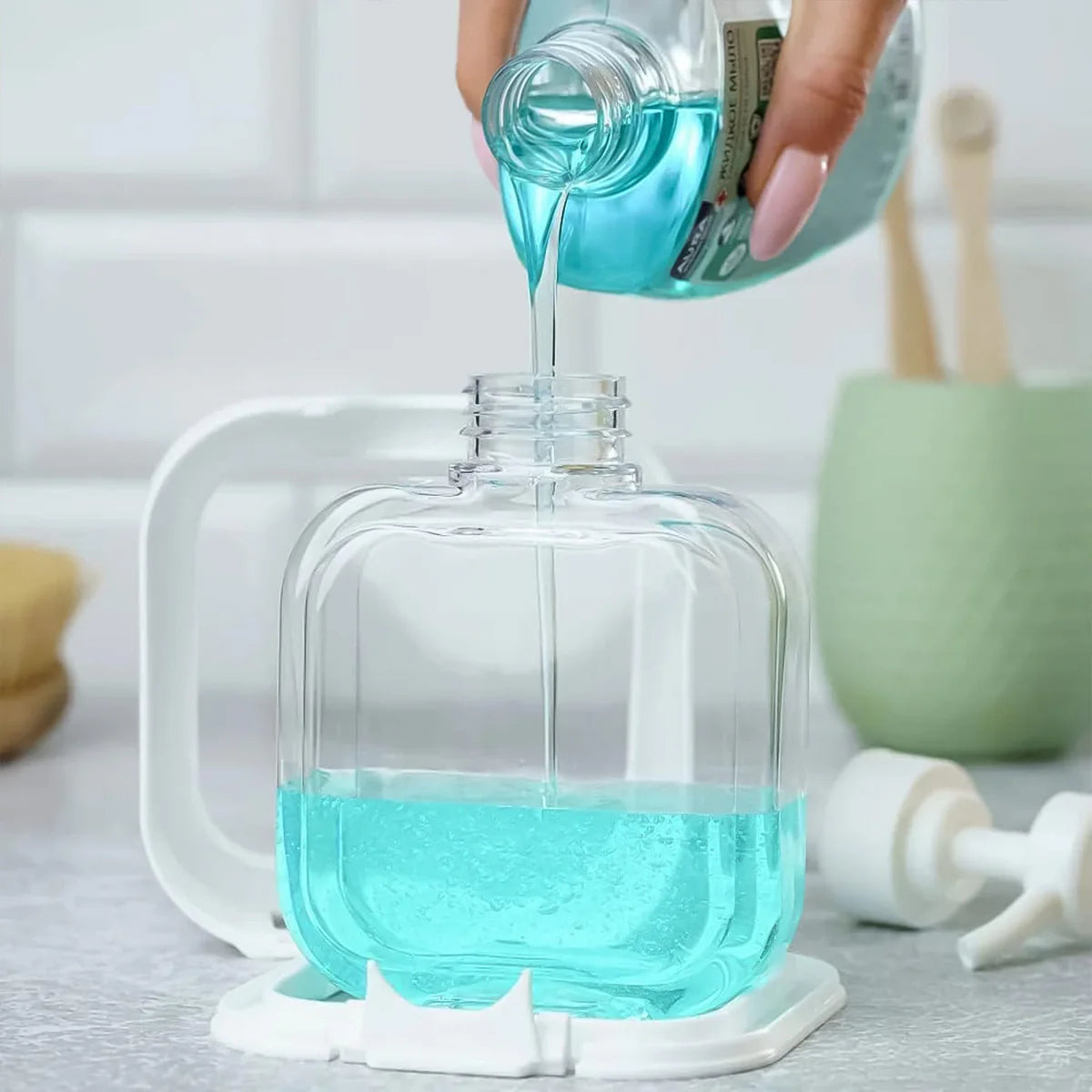 Dispenser Plastic Clear Empty Pump Lotion Bottles